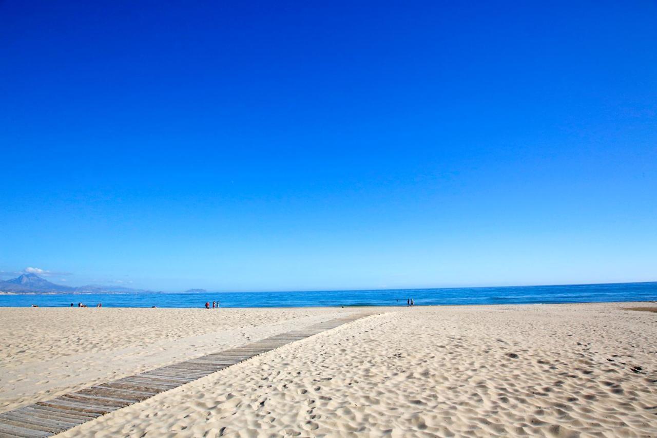 San Juan Beach Apartment With Ac And Views Alicante Luaran gambar